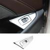 Silver ABS Tailgate Rear Door Switch Cover Trim Fit For BMW 5 Series G30 2018-22