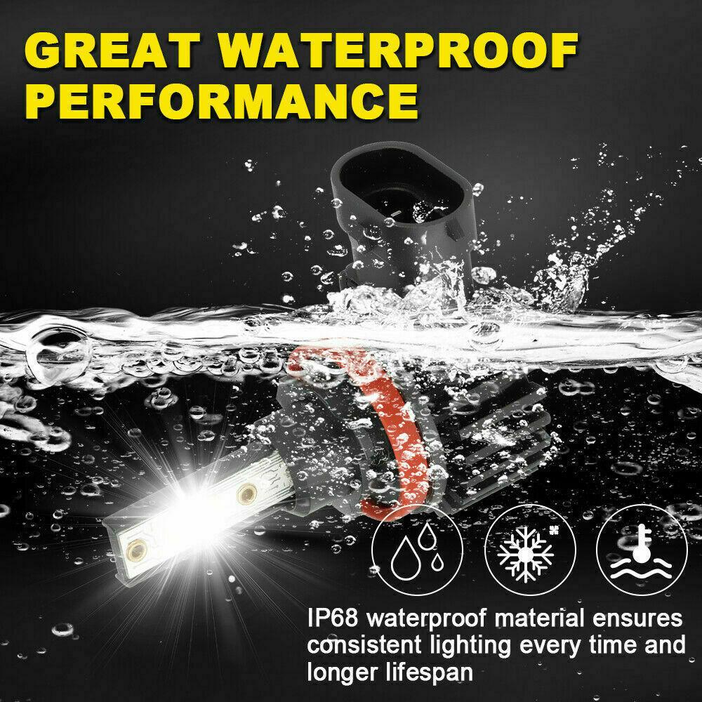 Kit 2 buc H11 H8 H9 LED faruri super luminoase 330000LM Fascicul HI/LO 6000K