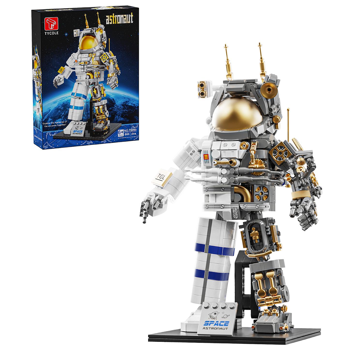 

860PCS Building Blocks Toy Astronaut Model 3D Puzzle Aerospace Astronauts Assembly Bricks Educational Toys Set Christmas Gifts