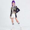 Anime Demon Rumi Zoey Mira Singer Costumes for Girls Hunters Stage Performance Outfits Halloween Kpop Cosplay Uniform Wig Set