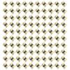 100 Pcs Spring Hinge Sturdy Iron Self Closing Spring Loaded Hinge for Glasses Case Jewelry Box
