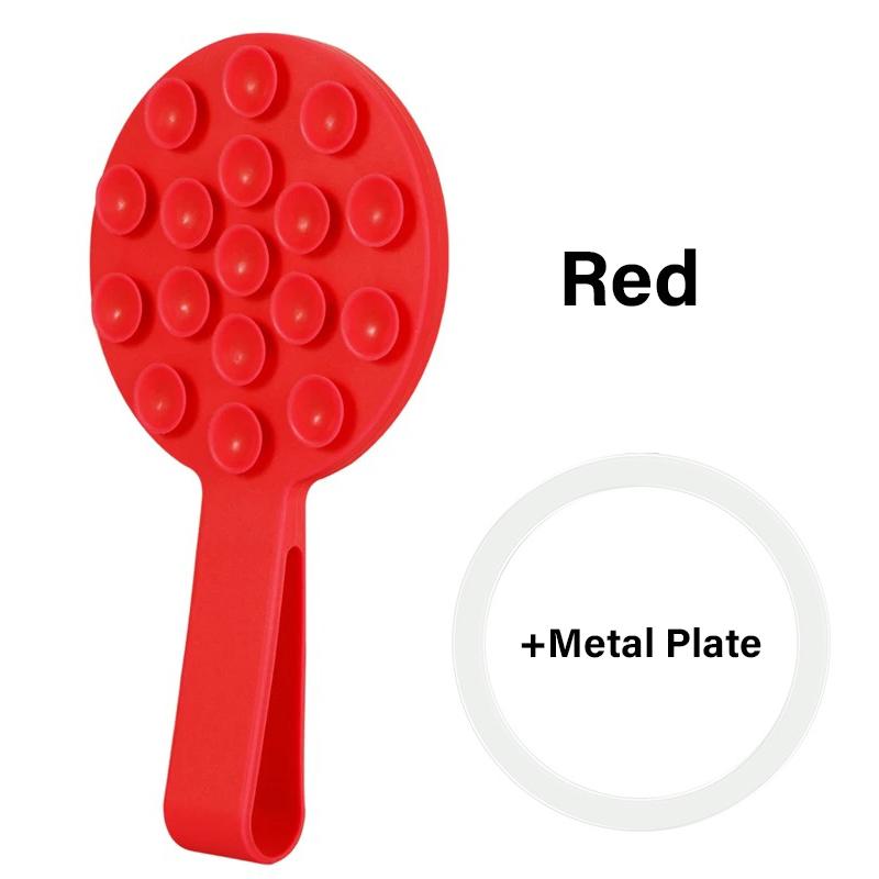 Multifunctional Magnetic Universal Holder Multicolored Suitable For Magsafe iPhone With Silicone Suction Holder Mount Mirror