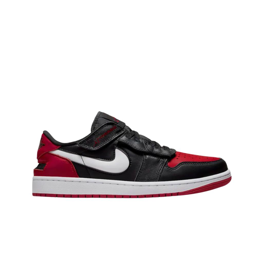 Jordan 1 Low Flyease Black Gym Red
