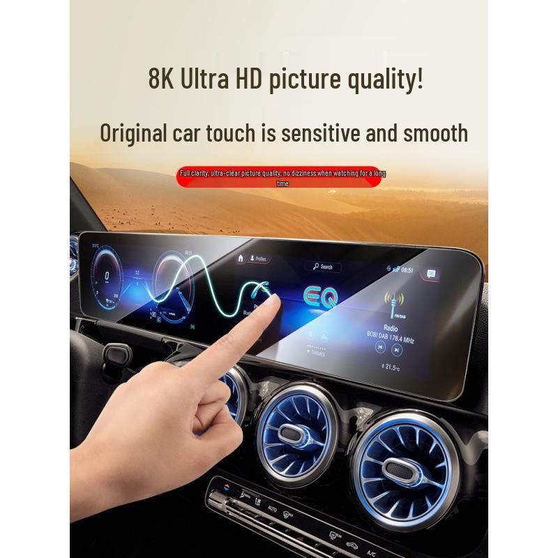 Tesla Model 3/Y Displayschutzfolie - Gehärtetes Glas für das Mittelkonsolen-Display