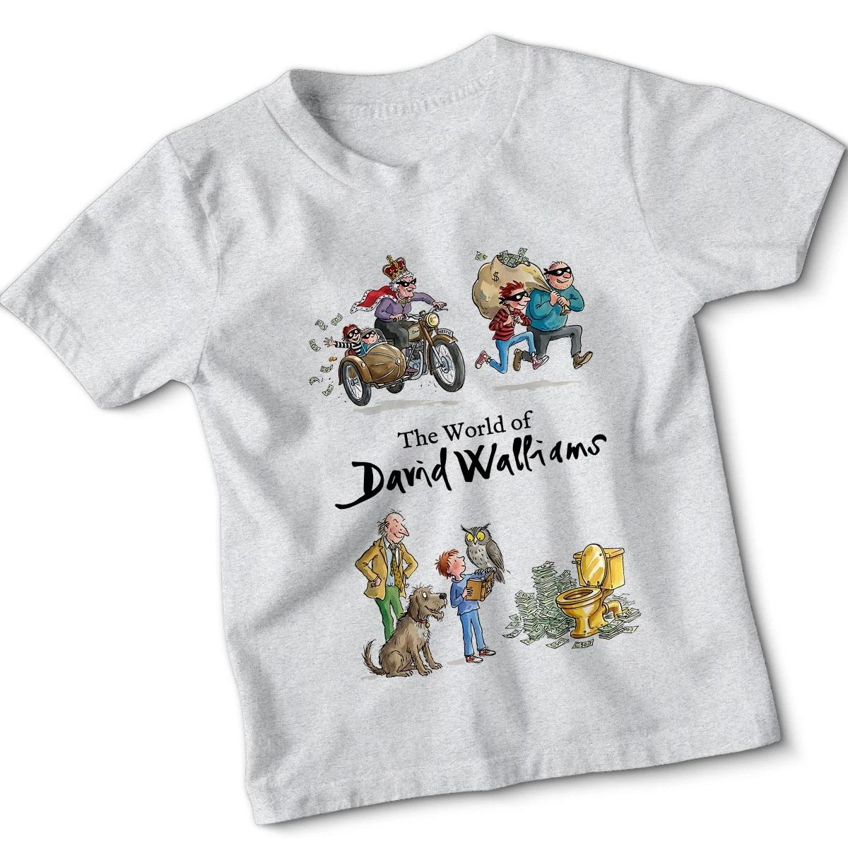 The World Of David Walliams Kids Tshirt World Book Day 100