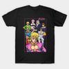 Asian Size Cotton Unisex Tshirt Print T-shirt Jojos Bizarre Adventure T-shirt No-Cut Print Regular Fit