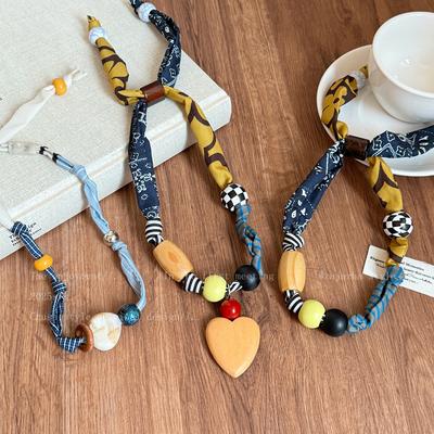 Liebe Perlen Spaß Spleißkette Damen Verstellbar Lang Pulloverkette Nischen Design Hals passend