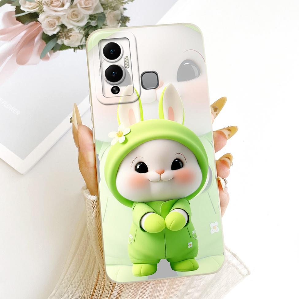 Casing For Infinix Hot 12 Play Cover Fashion Cartoon Cute Funny Painted Silicone Phone Case For Infinix X6816 X6816C