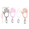Golf Glove Holder With Key Chain Plastic Glove Rack Dryer Hanger Stretcher With Buckles Gloves Holder Keeper Dryer Shaper Tool