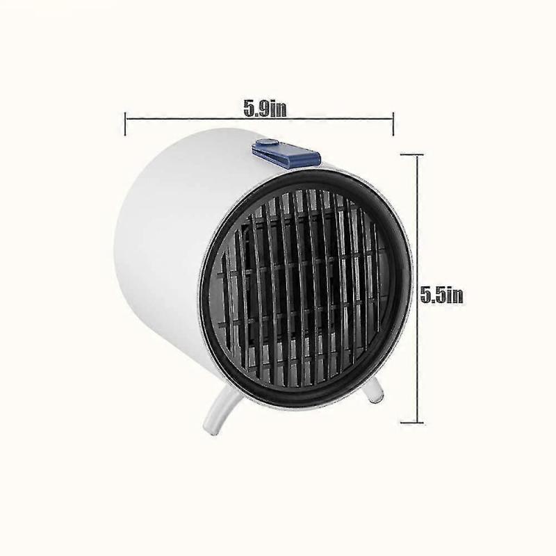 Elektrický přenosný, 500W bezpečný a tichý mini keramický ohřívač, vhodný kompaktní stolní ohřívač nebo přenosné elektrické ohřívače pro domácí kancelář, 110V
