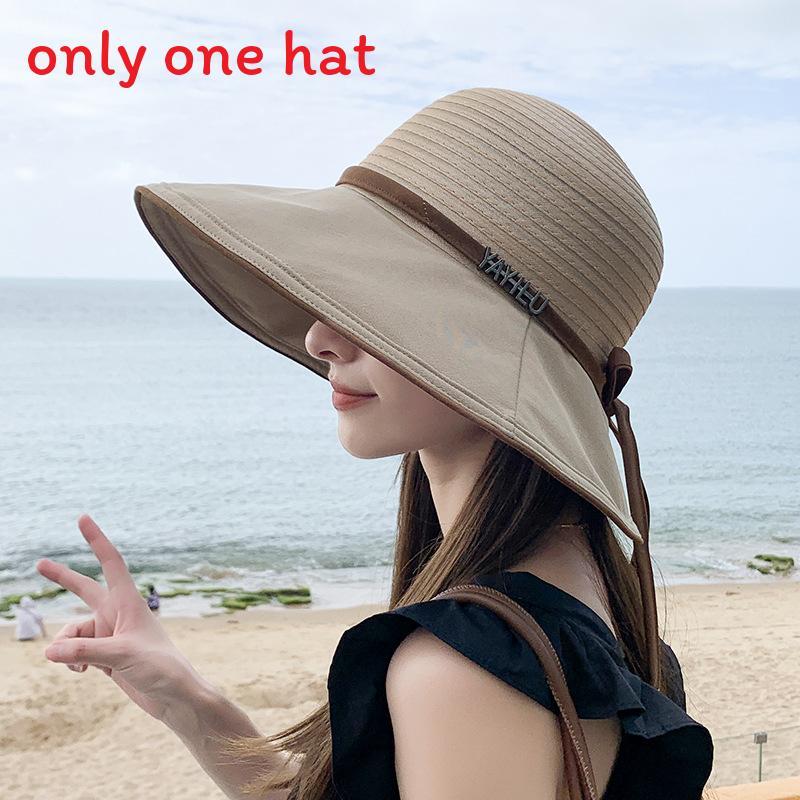 Summer Ladies Bucket Hat With Sunshade And Polyester Material For Travel Use
