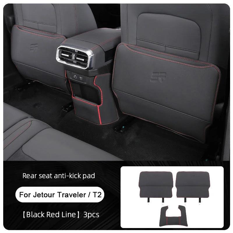 Für Chery Jetour Traveler T2 DCT XWD 2025 2025 2025 Auto Rücksitzlehne Anti-Tritt-Panel Schutzpolster Schmutzabweisend Auto Zubehör