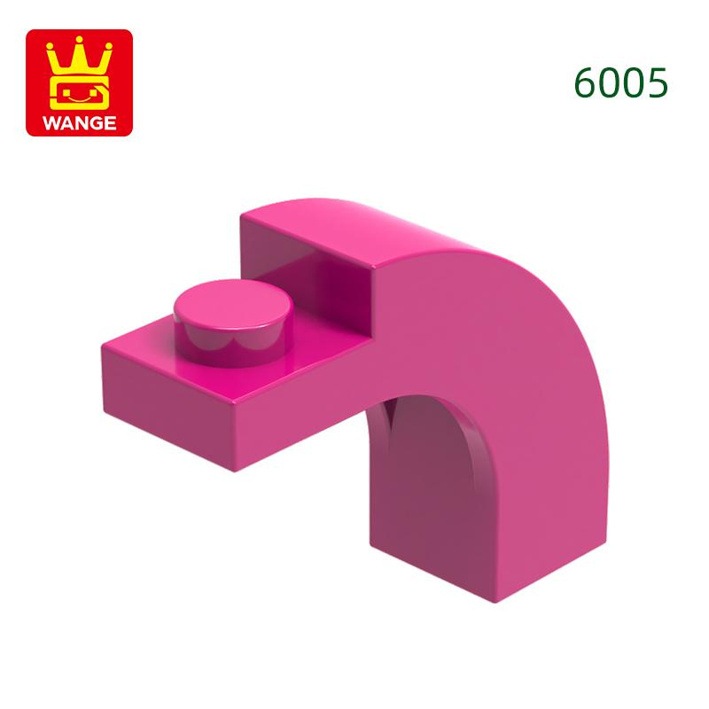 98 Stück/Los 6005 Bogen 1x3x2 Gebogene Oberseite Baustein Moc-Anbauteile Kompatibel mit Ziegel Kinder Spielzeug Geschenkbox