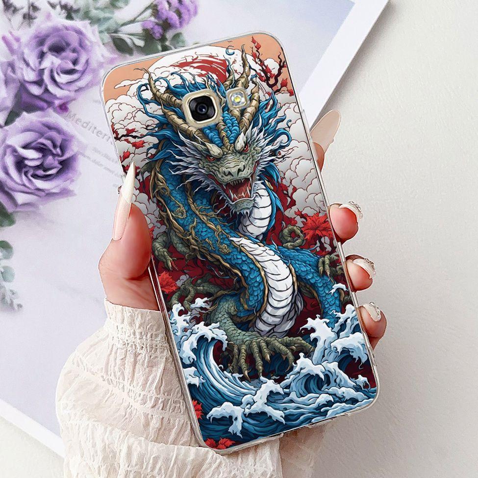 Clear For Samsung A5 2017 Case A520F Cute Cat Fashion Flower Funny Cool Painted Back Cover For Samsung Galaxy A5 2017 Phone Case
