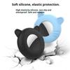 For Airtag Cat Collar Holder Small Air Tag Cat Collar Holder Silicone Case Cover for Cat Dog Pet Collar Harness Loop Supplies