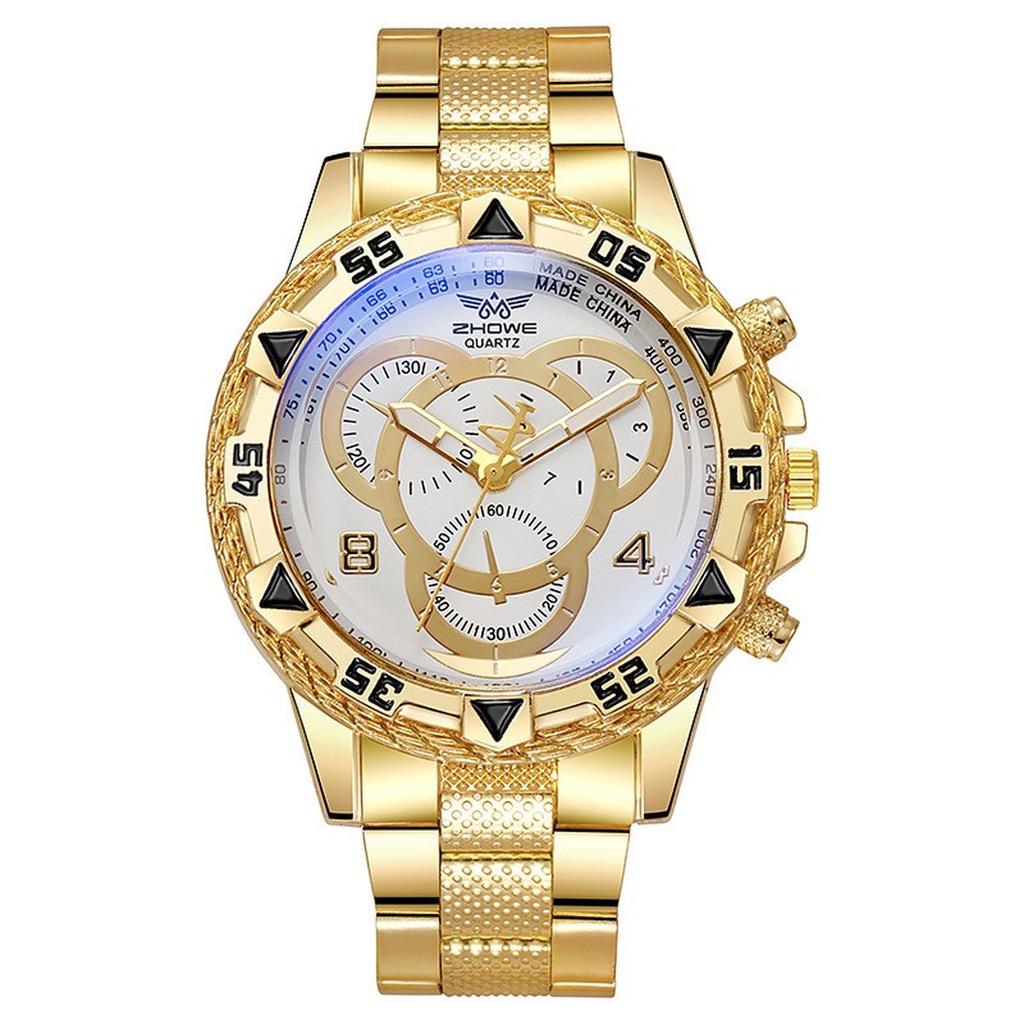 Mens Leather Business Fashion Watch Strap Watch For Gift Giving