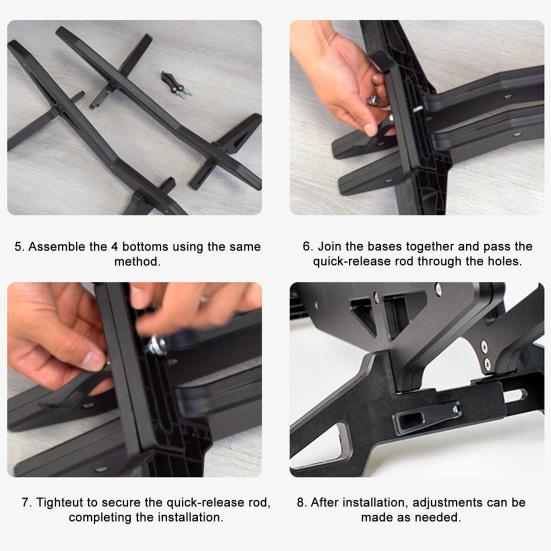 Adjustable Stand Indoor Outdoor Heavy Duty Bike Parking Garage MTB Mountain Road