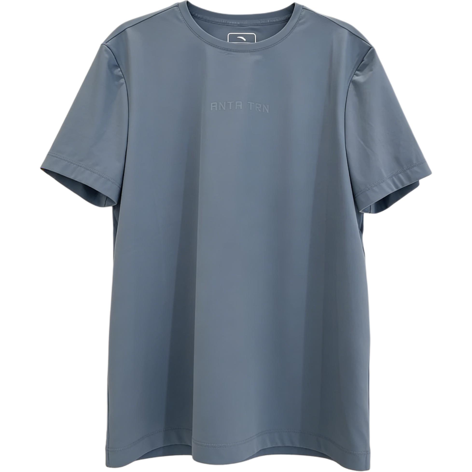 Anta Simple Solid Color Quick-Dry Sports T-Shirt Men tops 152627129-1 S