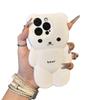Orso dei Cartoni Animati Guscio Anti-impronta Digitale Cover Morbida Trendy Coppia Femminile Bordo Morbido Airbag Anti-caduta Carino Amorevole Temperamento