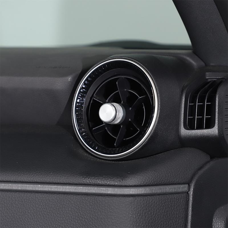 För Toyota Land Cruiser Prado 250 LC250 2024+ Aluminiumlegering Bilsidans luftuttag Körlägesknopp Ring Bilinredning Tillbehör