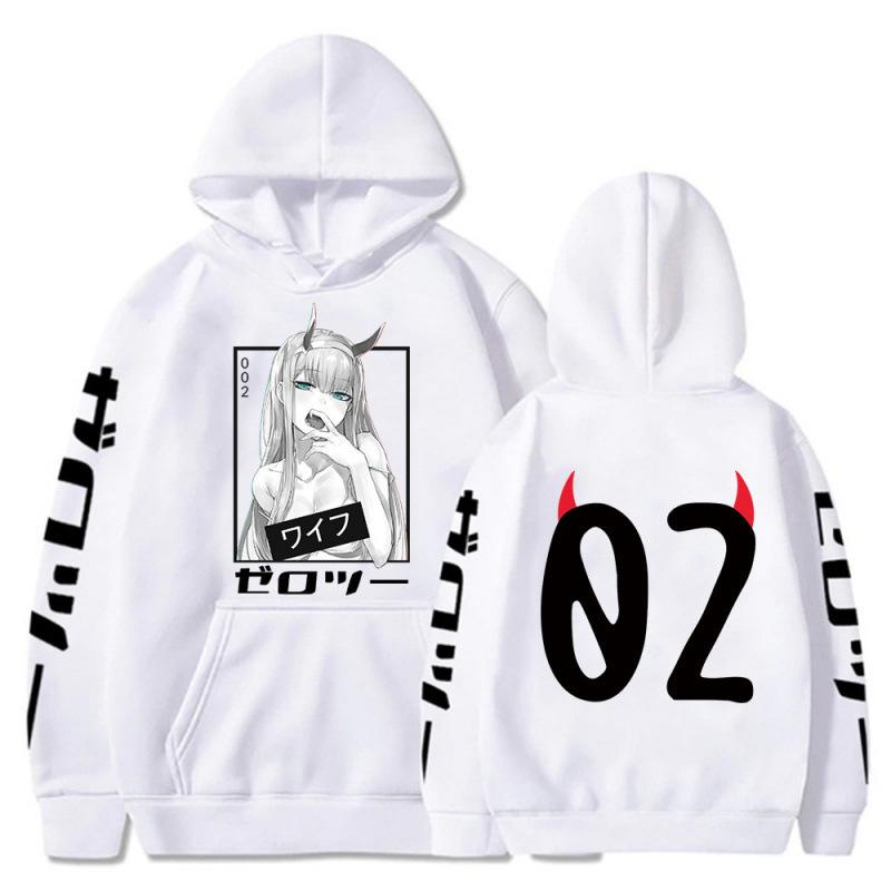 Anime Mikina Podzimní Potištěná Pánská Mikina Značková Mikina Y2K Oblečení Vintage Móda Ležérní Unisex Pulovry s Dlouhým Rukávem