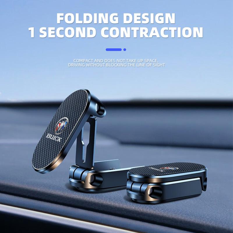 1pcs Folding Magnetic Car Holder 360 Degree Rotatable Mobile Phone Bracket For Buick GL8 Envista Park Avenue royaum Verano Excelle GT Envision
