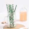 25PCS /50pcsFootball Birthday Disposable Set Football Paper Straw Tableware Boys Happy Soccer Birthday Party Supplies