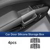 For BYD Atto 3 Yuan Plus ADAS Smart Driving Edition Car Door Handle Storage Box Leather Organizer Tray Interior Accessories