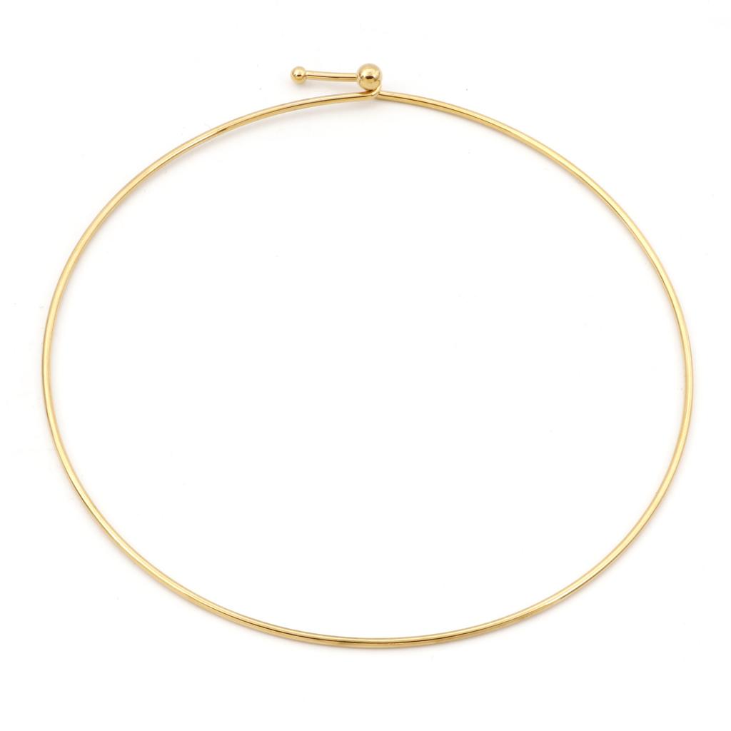 Collare Anello al Collo Collana in Acciaio Inossidabile 304 Per Donna Collana Fai da Te Gioielli da Festa Componenti Regali 42/43cm(16 7/8") lungo,1 Pezzo