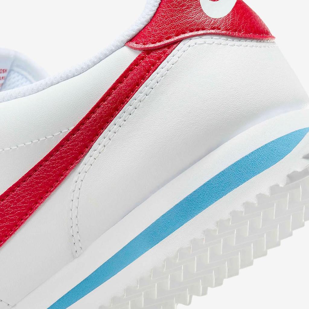 Nike Cortez Couro W Cortez Tamanho Couro, Branco/Azul Varsity/Vermelho Varsity, DN1791-108, 24,0 cm
