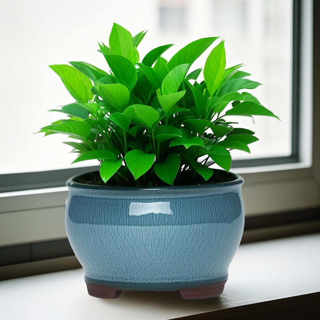 Ceramic Garden Planter Pots Ceramic Plant Pots with Drainage Holes for Indoor Flowers Cactus Herbs Aloes