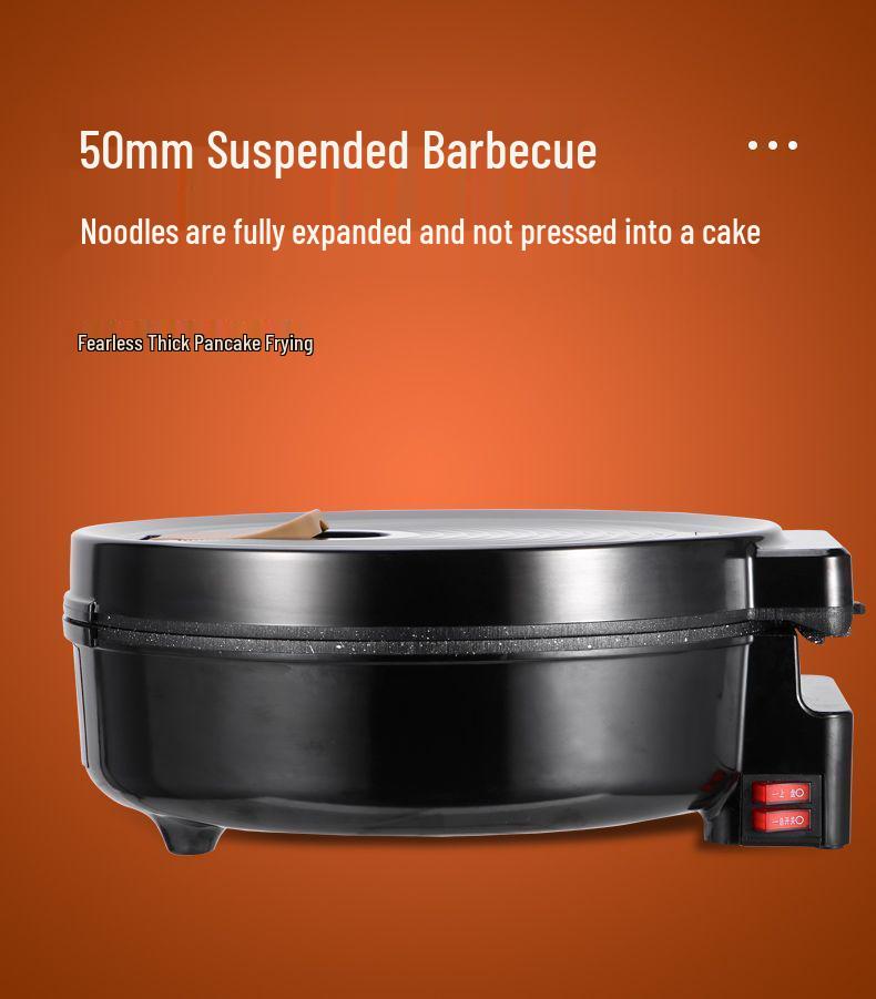 Automatic Electric Non-stick Double-Sided Pancake & Crepe Maker with Safety Power-Off