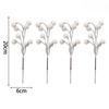 4/20PCS Artificial White Berries Stems DIY Christmas Tree Berry Branch Ornament Wedding Home Party Fake Fruit Flower Decoration