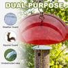 26 Cm Large Baffle Squirrel Proof Weather Rain Guard Protects Hanging Feeders Clear Baffle Weather Guard for Hanging Bird Feeder