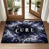 The Cure Design Crystal Velvet Rug Soft Decorative Mat for Bedroom Entrance