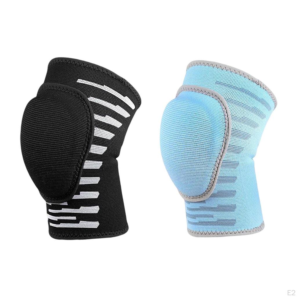 Knee Pad Anti Slip Breathable Padded Sponge Elastic Flexible Brace Running Workout Roller