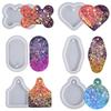 Poppy DIY Resin Sweater Necklace Pendant Mold - Oval, Fan, Round, Bone Tag Shapes