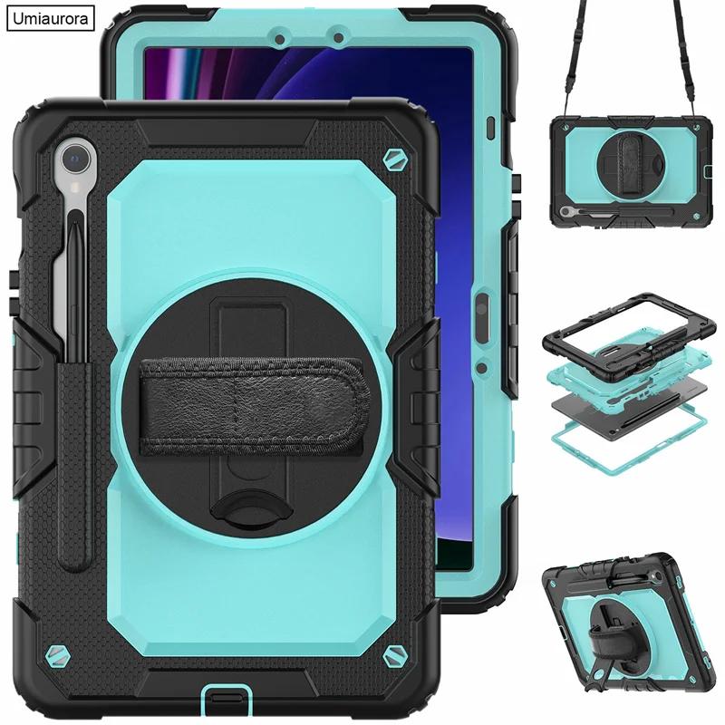 Étui Robuste pour Tablette Samsung Tab S11 S10 S9 FE Plus 13.1 12.4 Pouces S8 S7 A11 Étui Silicone Armure Support pour Enfants Housse antichoc Tab S11 11inch