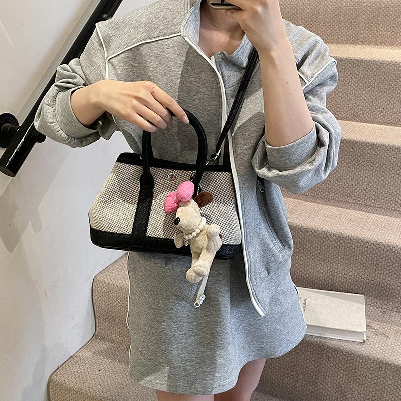 Bag Women's Contrasting Color Portable Messenger Bag Women's New Shoulder Bag