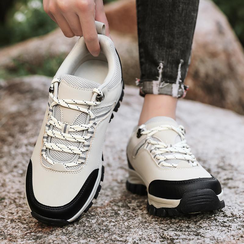 Fashion Outdoor Men Hiking Shoes Light Breathable Climbing Shoes Trekking Shoes Anti Slip Wear-resistant Mens Walking Sneakers Size 47