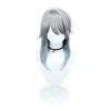Collapse: Star Dome Railway Sunday Cospalm Wig Simulation Scalp Top Mixed Color Gradient Fake