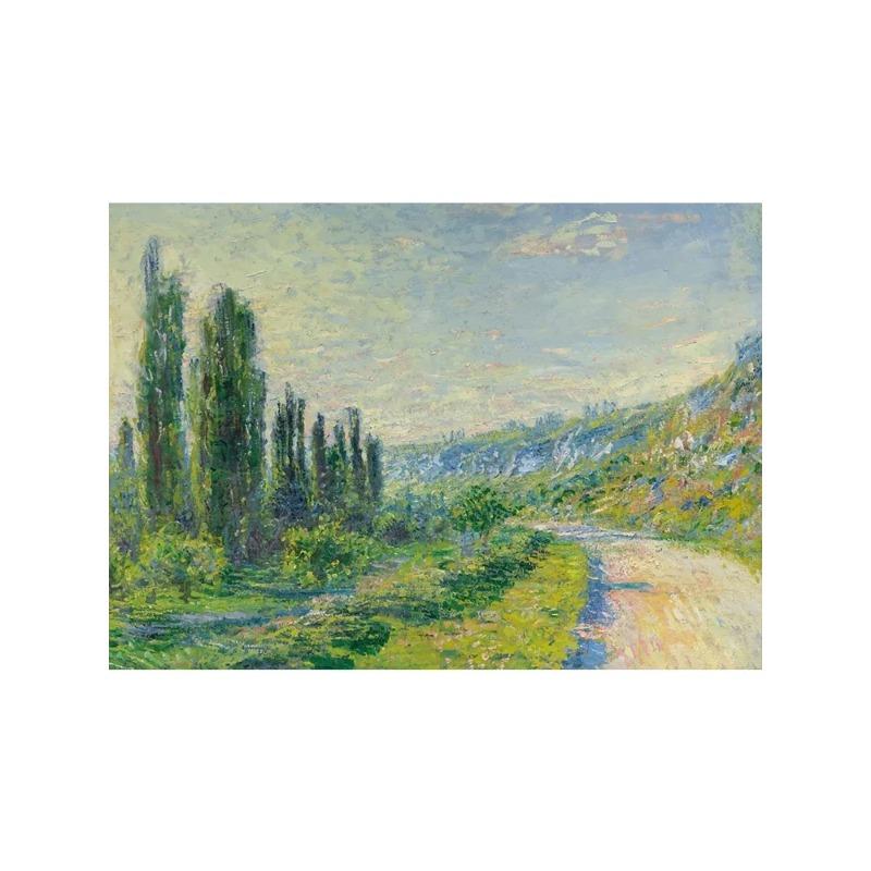 Claude Monet Exhibition Art Posters Canvas Oil Painting Garden Boat Lake Landscape Nature Landscape Wall Art Room Home Decor