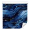Ink Wallpaper Navy Blue, Black and Azure 50x1000