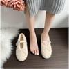 Winter New Flat Shoes Women's Fashion Round Head Shallow Mouth Butterfly Rivets Soft Sole Non-slip Low Top Shoes