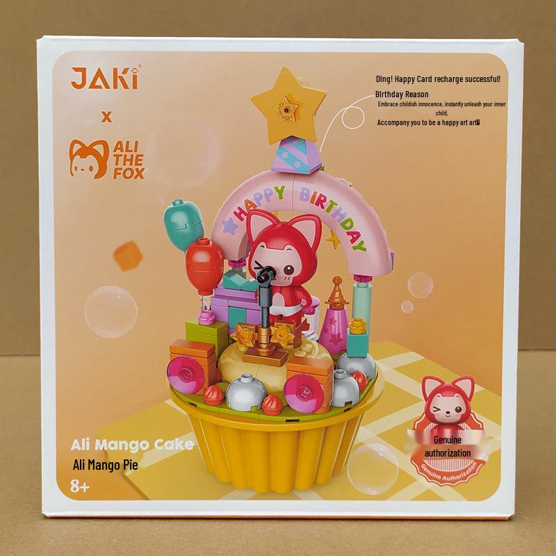 Jiaqi Ali Paper Cupcake Assembly Toy - Creative Birthday Gift for Girls & Best Friends.