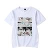 Japanese Anime Print Summer Clothes T-shirt Large Size Harajuku Short Sleeve Women's Men's Casual Cotton T-shirt Men's Tops