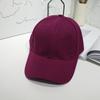 Hipster men and women versatile solid color baseball hat summer street black pink student sunshade cap couple