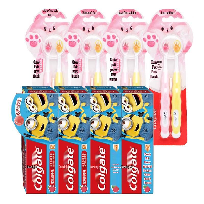 Colgate Kids Peach Milk Toothpaste & Toothbrush Set