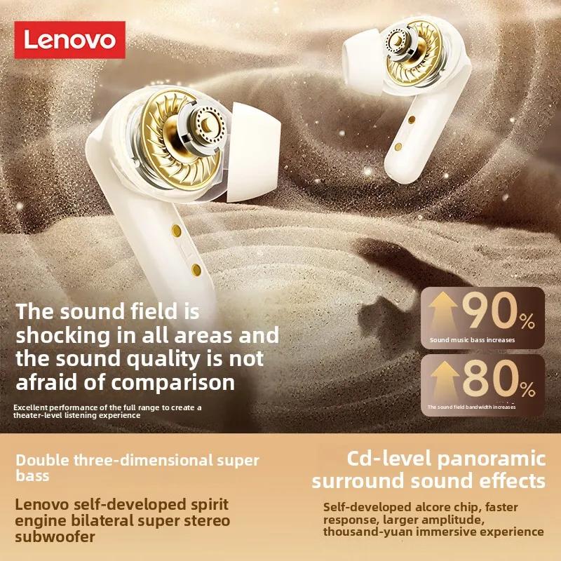 Original Lenovo LE209 Wireless Upgrade Bluetooth 6.0 Earphone Noise Canceling Sport Headphones 30H Long Battery Life Headset With Mic NEW