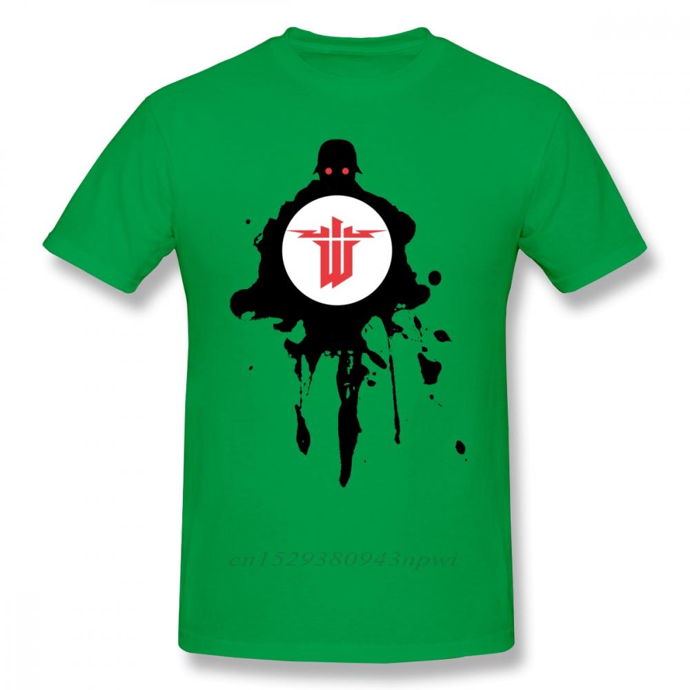 

Wolfenstein T Shirt Wolfenstein TShirt 3xl Classic Tee Shirt Cotton Short Sleeves Graphic Mens Fun Tshirt 4XL